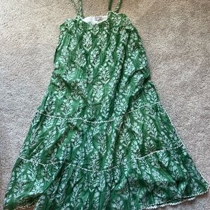 Juliet Dunn Floral cotton midi dress size: 2